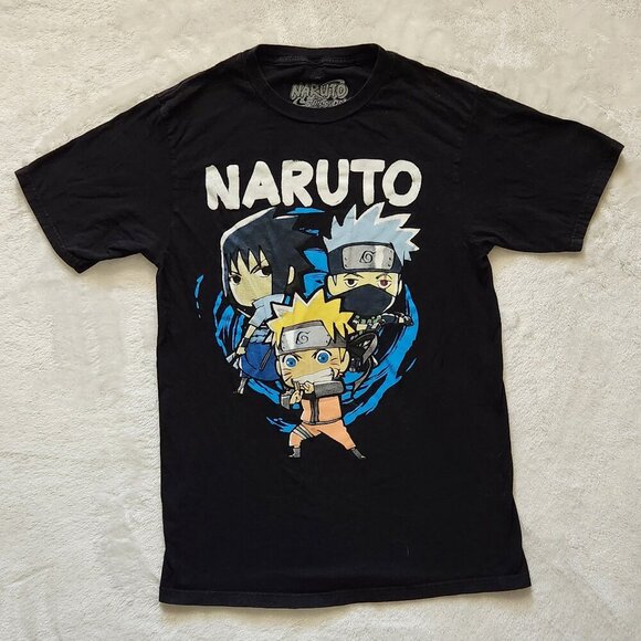 Naruto Shippuden Chibi Group Anime T-Shirt Size Adult Small Ripple Junction art - Picture 1 of 4